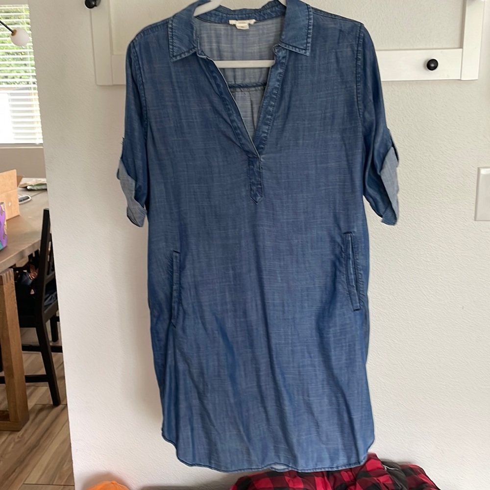 Loft Chambray Dress